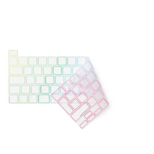 Transparent/Rainbow European Keyboard Cover – MacBook Pro 13”/16" Touch Bar 2019/2022