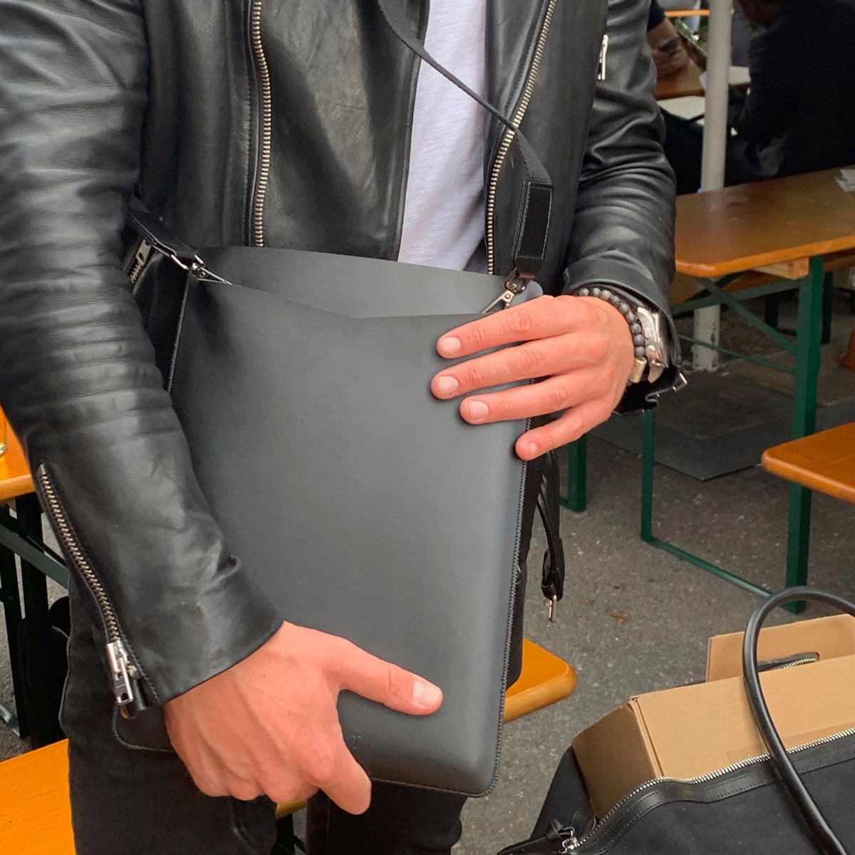 Laptop Vegan leather Sleeve