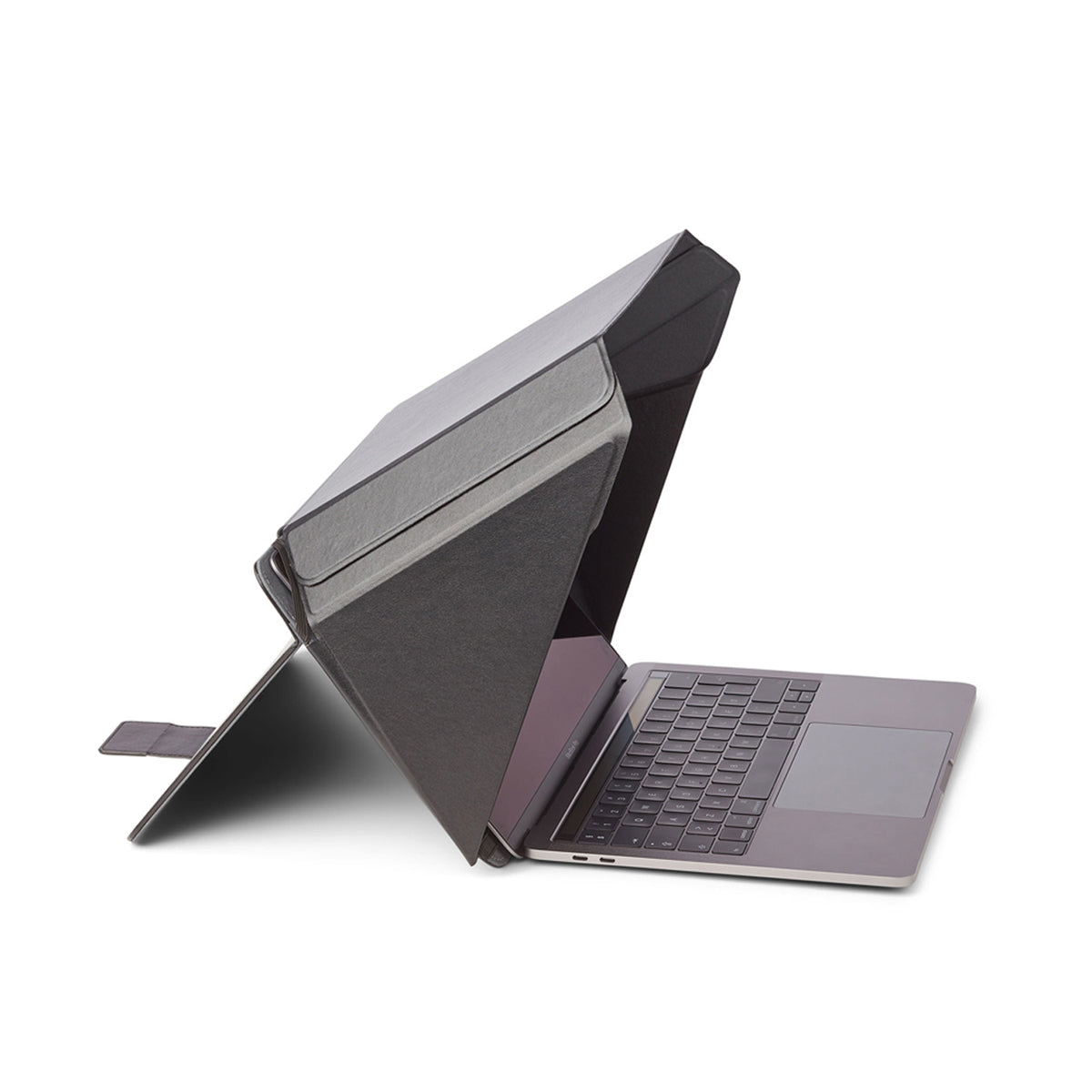 Black 4-in-1 Laptop Screen Shade – Lux Hood Sun Shade | Universal | Model Aruba