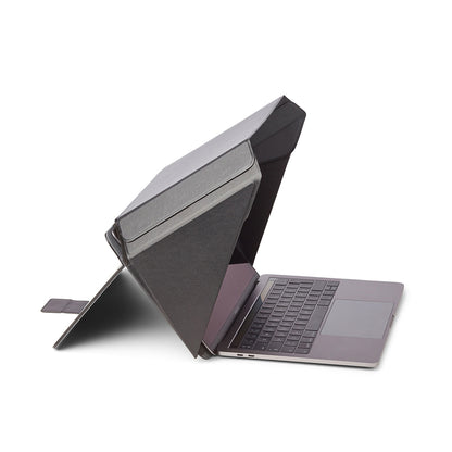 Black 4-in-1 Laptop Screen Shade – Lux Hood Sun Shade | Universal | Model Aruba