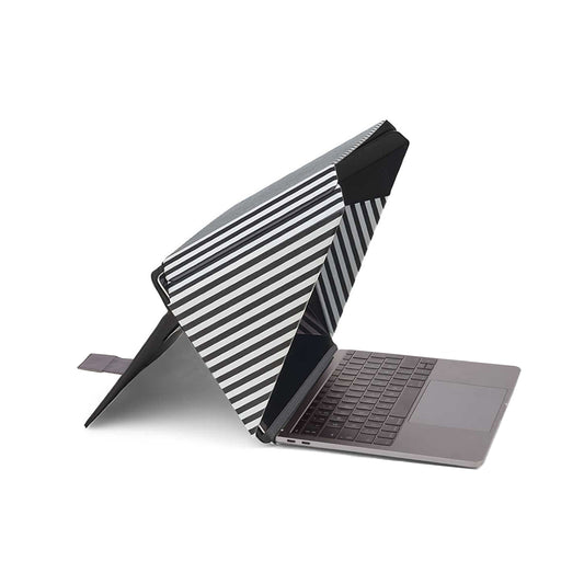 Striped 4-in-1 Laptop Screen Shade – Lux Hood Sun Shade | Universal | Model Aruba