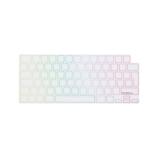 Transparent/Rainbow European Keyboard Cover - MacBook Air 13"/15″ & MacBook Pro 14"/16" 2021-26