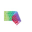 Rainbow Scandinavian keyboard cover -  MacBook Air 13"/15″ 2022-25 & MacBook Pro 14"/16" 2021/24