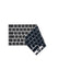 Black Scandinavian keyboard cover - MacBook Air 13"/15″ 2022-25 & MacBook Pro 14"/16" 2021/24