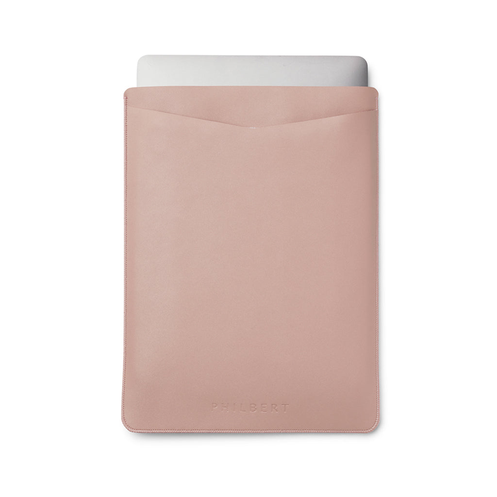 Pink Ultra-Slim - Vegan Leather Sleeve - Incl. Strap
