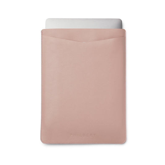 Pink Ultra-Slim - Vegan Leather Sleeve - Incl. Strap