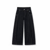 Baggy Barrel Jeans – Sort Denim