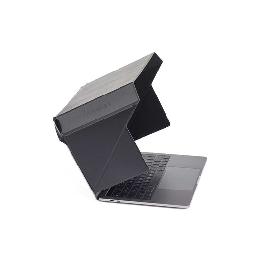 Black 4-in-1 Laptop Screen Shade - Slim Hood Sun Shade | Universal | Model St. Tropez