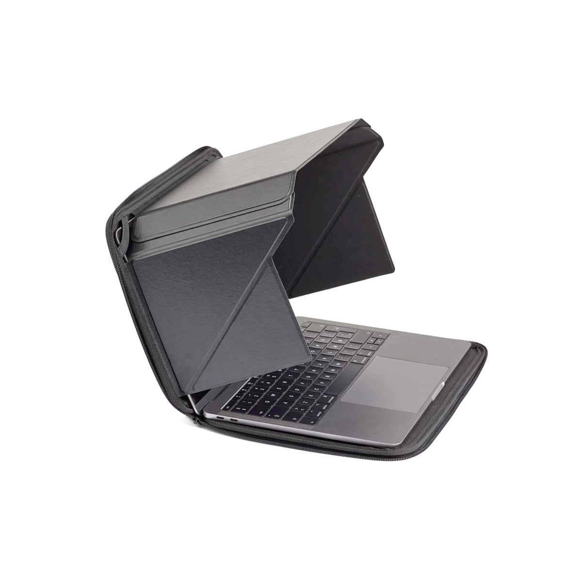 Black 4-in-1 Laptop Screen Shade - Sleeve with built-in hood sunshade | Universal | Model Bali