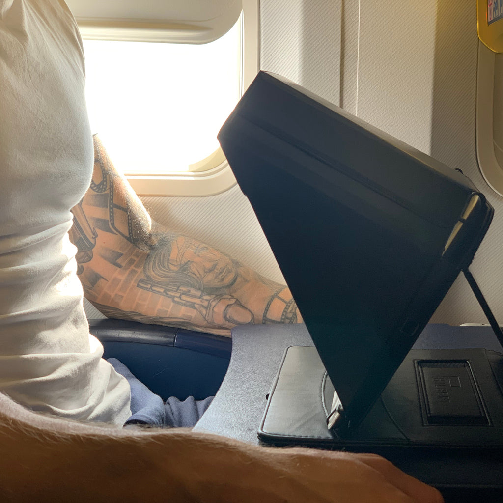 Striped 4 in 1 - Tablet Screen Shade - Lux cover with built-in sun hood | Universal | Model Lima