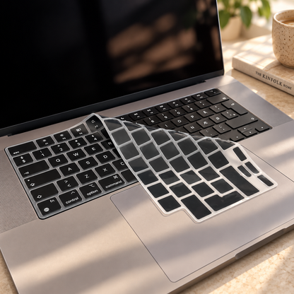 Black Scandinavian keyboard cover - MacBook Air 13"/15″ & MacBook Pro 14"/16" 2021/26
