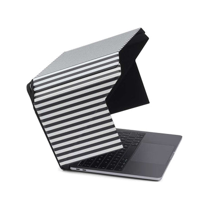 Striped 4-in-1 Laptop Screen Shade – Lux Hood Sun Shade | Universal | Model Aruba
