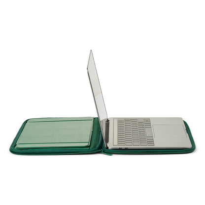 Green 4-in-1 Laptop Screen Shade - Sleeve with built-in hood sunshade | Universal | Model Bali