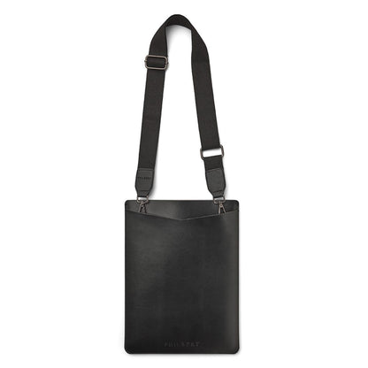 Black Ultra-Slim - Vegan Leather Sleeve - Incl. Strap
