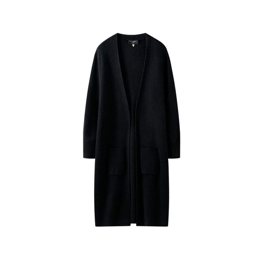 Philbert Long Cardigan - Black