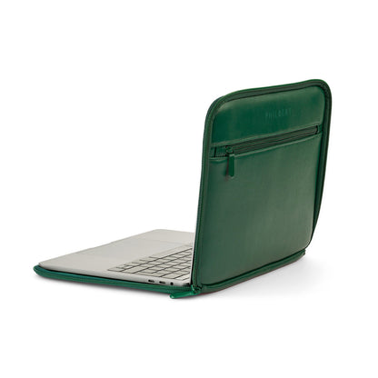 Green 4-in-1 Laptop Screen Shade - Sleeve with built-in hood sunshade | Universal | Model Bali