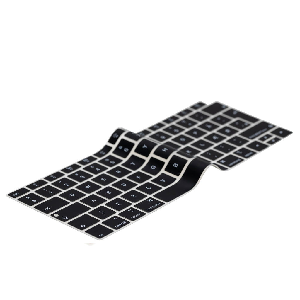Sort dansk tastaturcover - MacBook Air 13" 2018/19