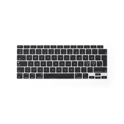 Sort skandinavisk tastatur cover – MacBook Air 13" 2020