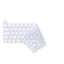 Transparent/Purple European Keyboard Cover - MacBook Pro 13” TB 2020/2022 & 16” TB 2019