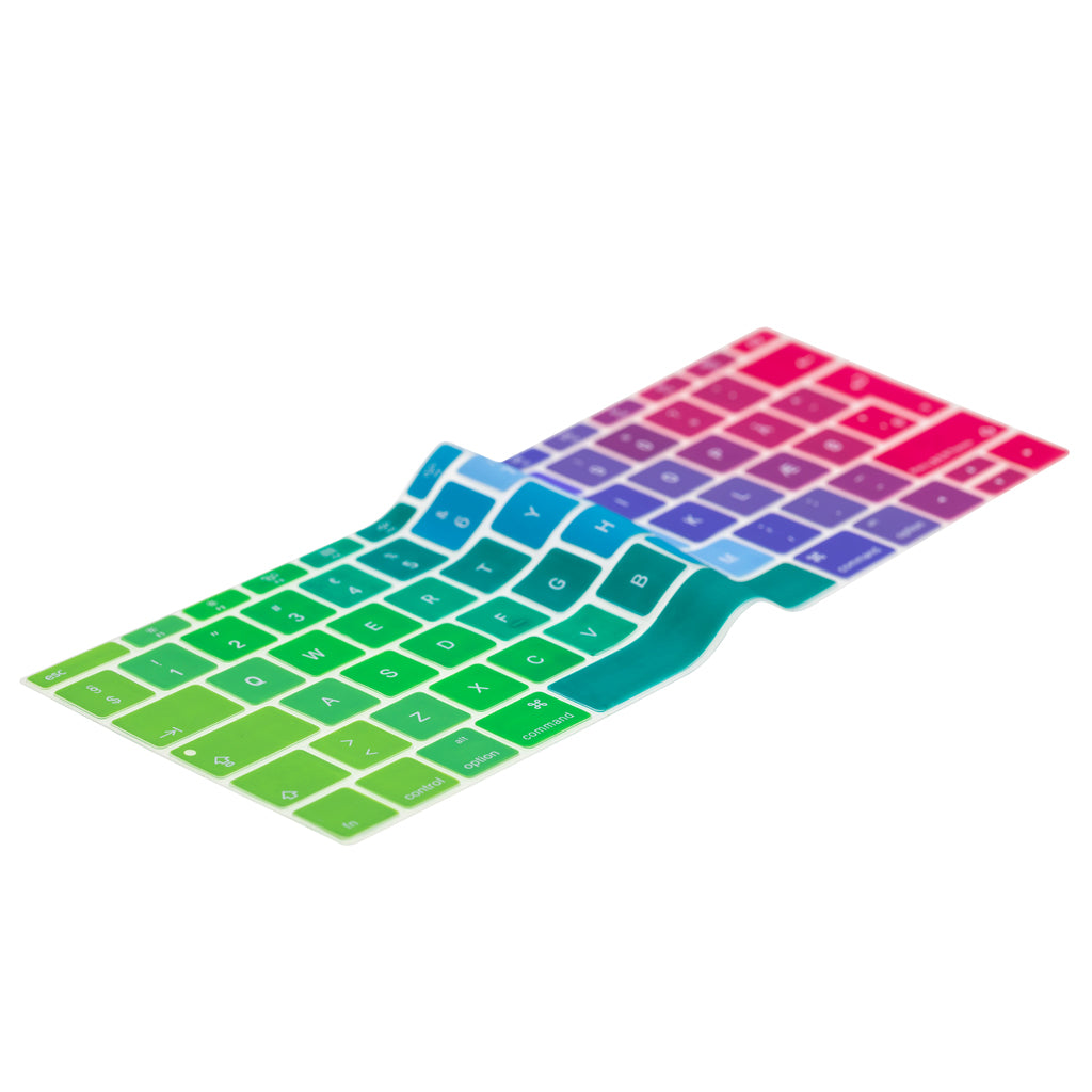 Regnbuefarvet skandinavisk tastaturcover - MacBook Pro 13" & 12" 2015-2019