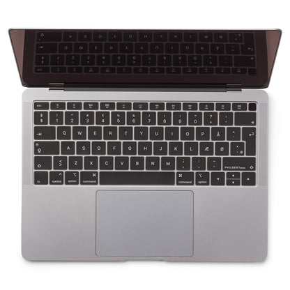 Sort dansk tastaturcover - MacBook Air 13" 2018/19