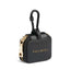 AirPods case incl. hook with lock – Universal – Black with gold