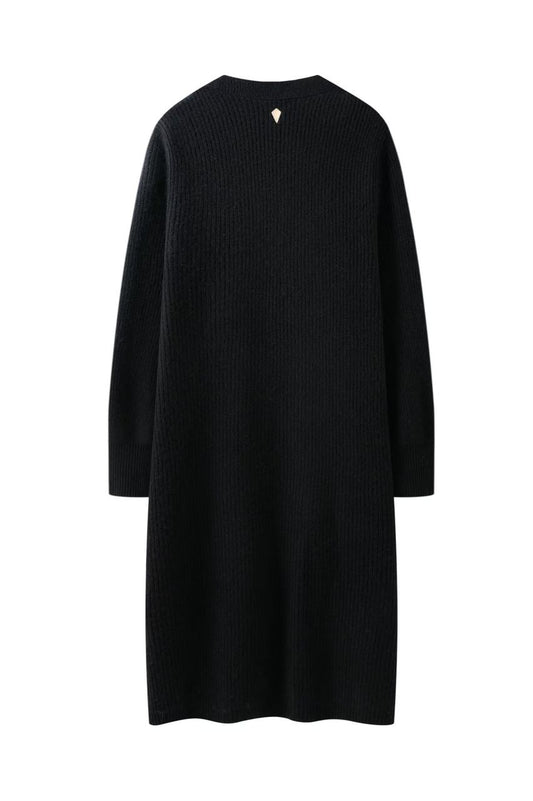 Philbert Long Cardigan - Black