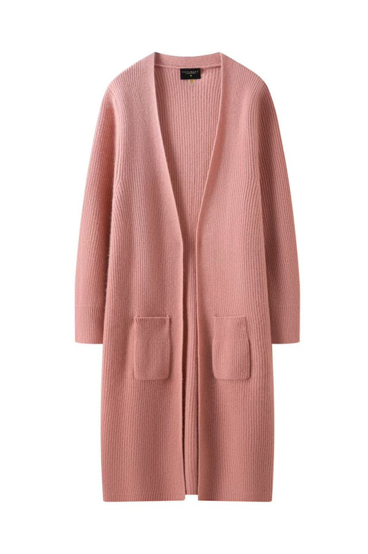 Philbert Long Cardigan - Rose