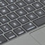 Transparent/Black European Keyboard Cover – MacBook Pro 13” TB 2020/2022 og 16” TB 2019