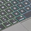 Transparent/Rainbow European Keyboard Cover - MacBook Air 13"/15″ 2022-25 & MacBook Pro 14"/16" 2021/24