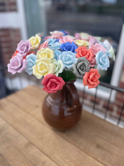 Ceramic Rose – A Flower That Lasts - Pink