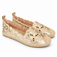 PHILBERT Espadrilles – Gold Blossom