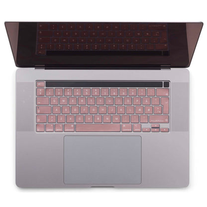 Lyserødt skandinavisk tastaturcover - MacBook Pro 13"/16" Touch Bar 2019/2022