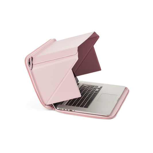 Pink 4-in-1 Laptop Screen Shade - Sleeve with built-in hood sunshade | Universal | Model Bali