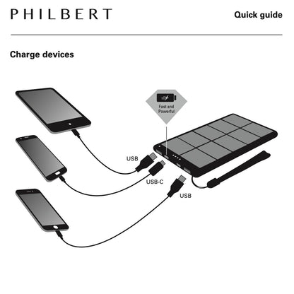 Solar Powerbank 10.000 mAh