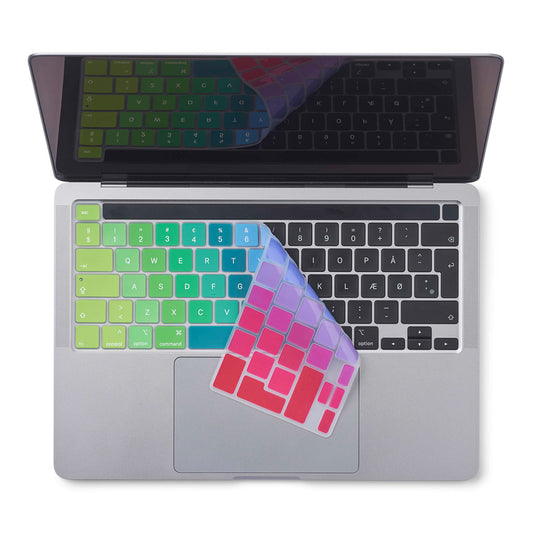 Rainbow Scandinavian Keyboard Cover - MacBook Pro 13”/16" Touch Bar 2019/2022