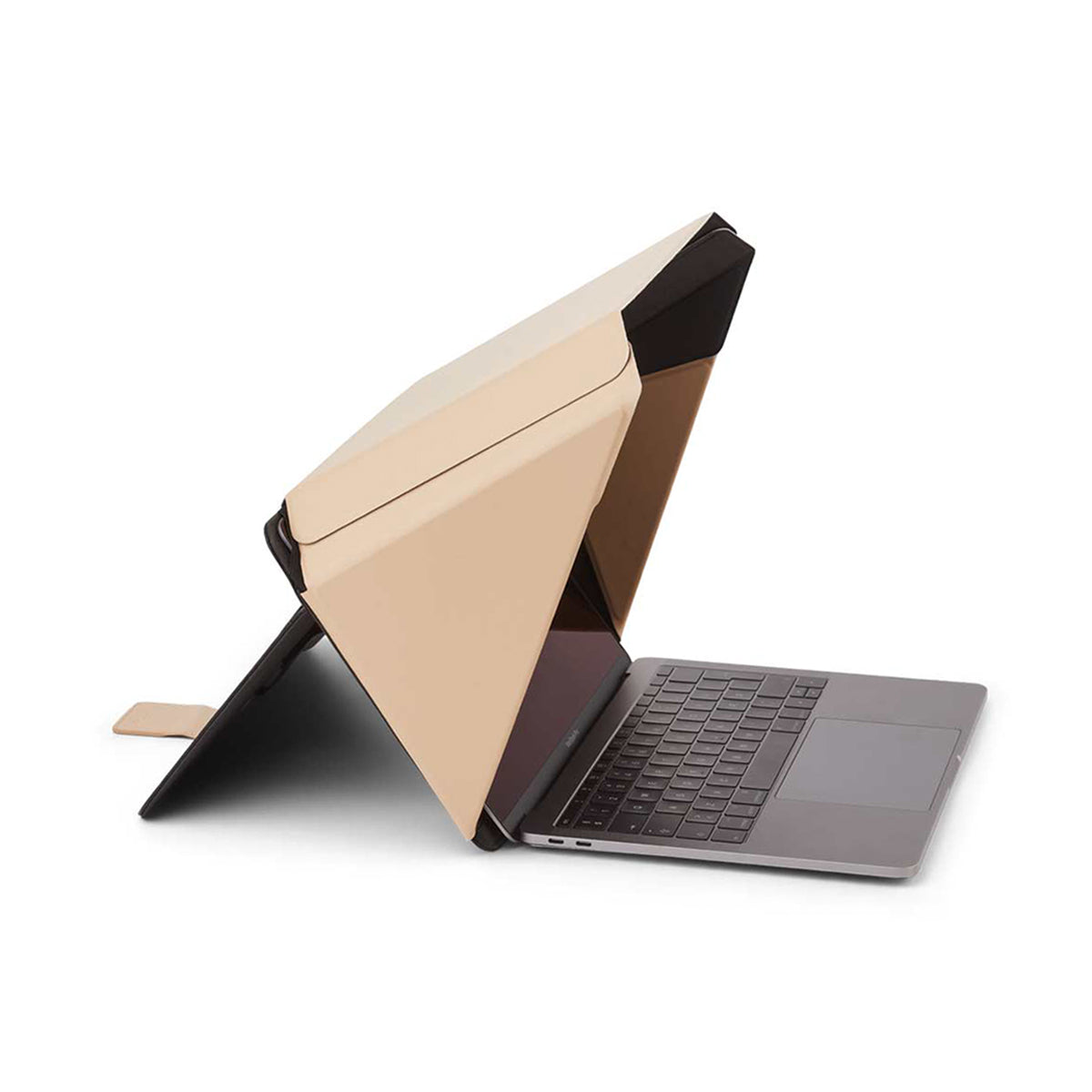 Beige 4 in 1 Laptop Screen Shade - Lux Hood Sun Shade | Universal | Model Aruba