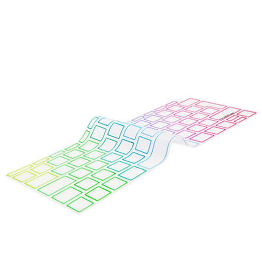 Transparent/Rainbow European Keyboard Cover - MacBook Air 13” 2018/2019