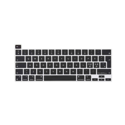 Black Scandinavian keyboard cover – MacBook Pro 13”/16" Touch Bar 2019/2022